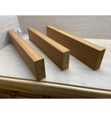 Ольха Печёная 180 гр заготовка корпуса Смешанный АА 42.5х(118-113-113)х(570-545-545) мм, из 3х частей, 443 кг/м3-2