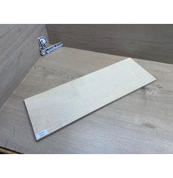 Клён Белый Явор , Волнистый заготовка на топ для Тревел гитары Смешанный ААА Волна ААА 11,5 (4)х180х545 мм (1 шт под распил) -5