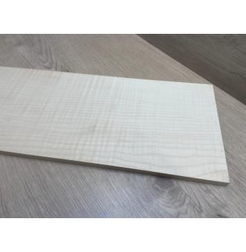 Клён Белый Явор , Волнистый заготовка на топ для Тревел гитары Смешанный ААА Волна ААА 11,5 (4)х180х545 мм (1 шт под распил) -4