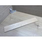 Клён Белый заготовка накладки для электрогитары Тангент АА 7х80х525 мм