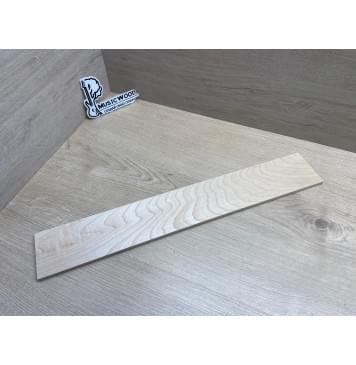 Клён Белый заготовка накладки для электрогитары Тангент АА 7х80х525 мм-0