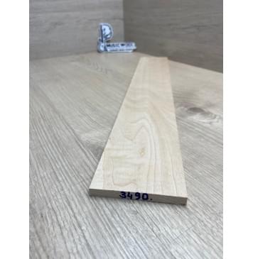 Клён Белый заготовка накладки для электрогитары Тангент АА 7х80х525 мм-1