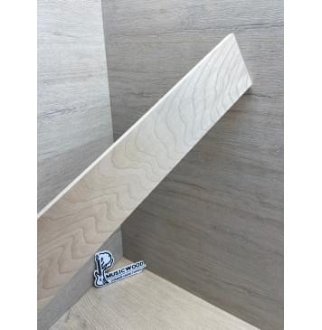 Клён Белый заготовка накладки для электрогитары Тангент АА 7х80х525 мм-3