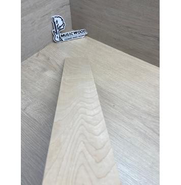 Клён Белый заготовка накладки для электрогитары Тангент АА 7х80х525 мм-7