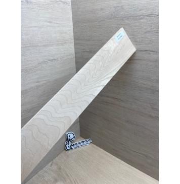 Клён Белый заготовка накладки для электрогитары Тангент АА 7х80х525 мм-8