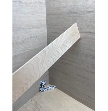 Клён Белый заготовка накладки для электрогитары Тангент АА 7х80х525 мм-9