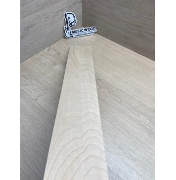 Клён Белый заготовка накладки для электрогитары Тангент АА 7х80х525 мм-10