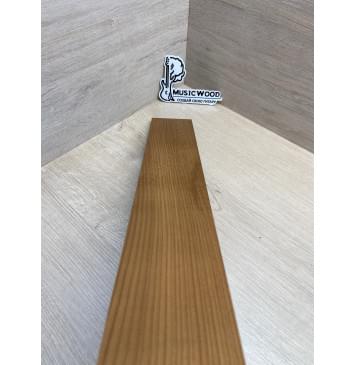 Клён Печёный 180 гр заготовка накладки для электрогитары Радиал А 11х80х552 мм-4