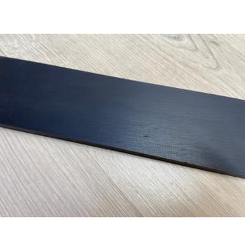 Граб Black заготовка накладки для электрогитары Смешанный АА 9х68х570 мм-1