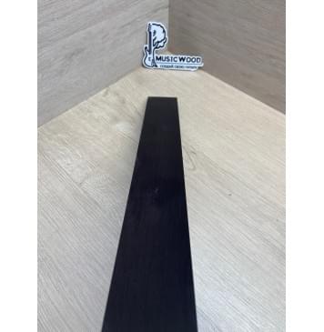 Граб Black заготовка накладки для электрогитары Смешанный АА 9,2х60-53х553 мм-14
