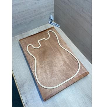 Махагон Африканский Кая заготовка корпуса Тангент АА 57х357х535 мм, 545 кг/м3 (массив)-0