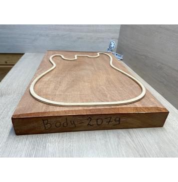 Махагон Африканский Кая заготовка корпуса Тангент АА 57х357х535 мм, 545 кг/м3 (массив)-1