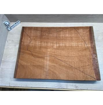 Махагон Африканский Кая заготовка корпуса Смешанный ААА 53х430х600 мм, 469 кг/м3 (массив)-0