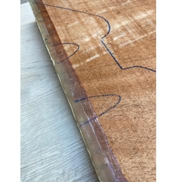 Махагон Африканский Кая заготовка корпуса Смешанный ААА 53х430х600 мм, 469 кг/м3 (массив)-2