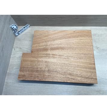 Махагон Африканский Кая заготовка корпуса Смешанный ААА 49х171х(459-400) мм, 2 шт., 469 кг/м3 (уценка - трещина)-0