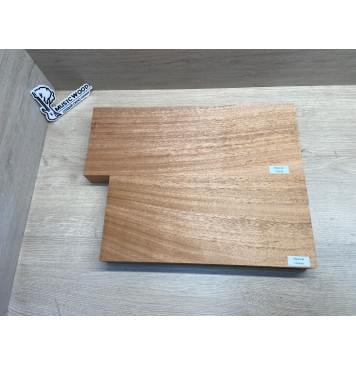 Махагон Африканский Кая заготовка корпуса Смешанный ААА 49х171х(459-400) мм, 2 шт., 469 кг/м3 (уценка - трещина)-6