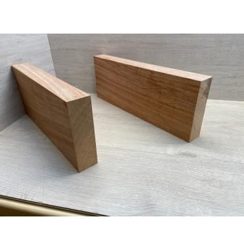 Махагон Африканский Кая заготовка корпуса Смешанный ААА 49х171х(459-400) мм, 2 шт., 469 кг/м3 (уценка - трещина)-1