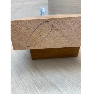 Махагон Африканский Кая заготовка корпуса Смешанный ААА 49х171х(459-400) мм, 2 шт., 469 кг/м3 (уценка - трещина)-10