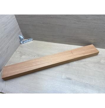 Махагон Африканский Кая, заготовка грифа, Радиал А, 46,2х100х810 мм (уценка - сучки)-0