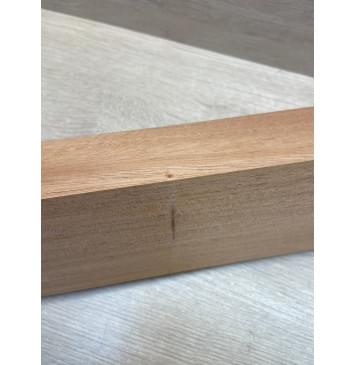 Махагон Африканский Кая, заготовка грифа, Радиал А, 46,2х100х810 мм (уценка - сучки)-1