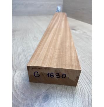 Махагон Африканский Кая, заготовка грифа, Радиал А, 46,2х100х810 мм (уценка - сучки)-2