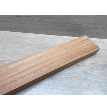 Махагон Африканский Кая, заготовка грифа, Радиал А, 46,2х100х810 мм (уценка - сучки)-6