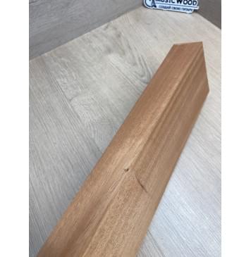 Махагон Африканский Кая, заготовка грифа, Радиал А, 46,2х100х810 мм (уценка - сучки)-8