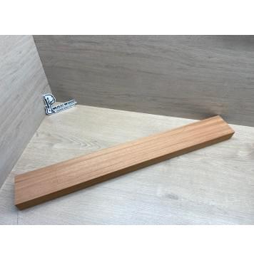 Махагон Африканский Кая, заготовка грифа, Радиал АА, 45х99х800 мм (червоточины с одного края, вырезаются)-0