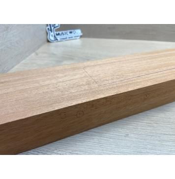 Махагон Африканский Кая, заготовка грифа, Радиал АА, 45х99х800 мм (червоточины с одного края, вырезаются)-3