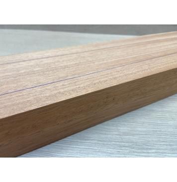 Махагон Африканский Кая, заготовка грифа, Радиал АА, 45х99х800 мм (червоточины с одного края, вырезаются)-4