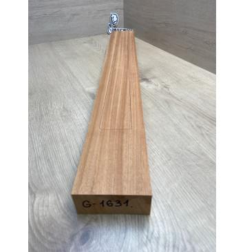 Махагон Африканский Кая, заготовка грифа, Радиал АА, 45х99х800 мм (червоточины с одного края, вырезаются)-6