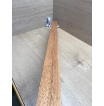 Махагон Африканский Кая, заготовка грифа, Радиал АА, 45х99х800 мм (червоточины с одного края, вырезаются)-13