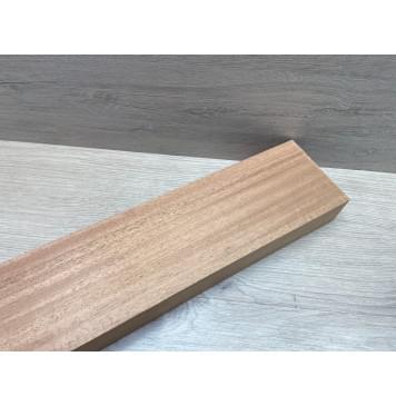 Махагон Африканский Кая, заготовка грифа, Радиал А, 46,4х100х805 мм (уценка - сучки)-13