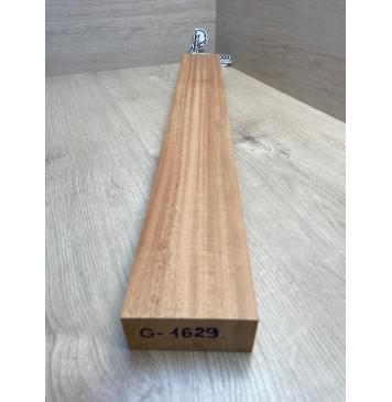 Махагон Африканский Кая, заготовка грифа, Радиал А, 46,4х100х805 мм (уценка - сучки)-3