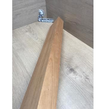 Махагон Африканский Кая, заготовка грифа, Радиал А, 46,4х100х805 мм (уценка - сучки)-4