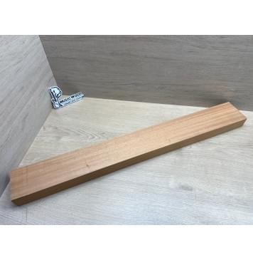 Махагон Африканский Кая, заготовка грифа, Радиал А, 46х100х820 мм (уценка - сучки)-0