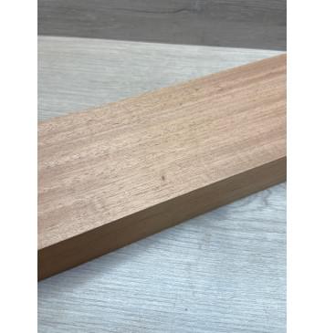 Махагон Африканский Кая, заготовка грифа, Радиал А, 46х100х820 мм (уценка - сучки)-13