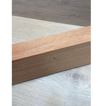 Махагон Африканский Кая, заготовка грифа, Радиал А, 46,5х100х805 мм (уценка - сучки)-9