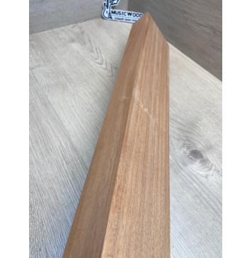 Махагон Африканский Кая, заготовка грифа, Радиал А, 46,5х100х805 мм (уценка - сучки)-5