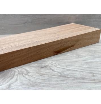 Махагон Африканский Кая, заготовка грифа, Радиал ААА, 28,5х75-95х815 мм-1