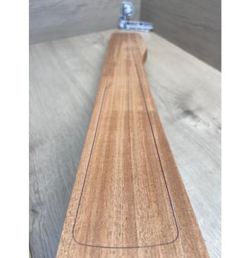 Махагон Африканский Кая, заготовка грифа, Радиал ААА, 28,5х75-95х815 мм-3