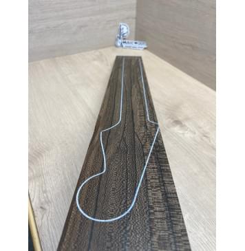 Зирикот заготовка грифа, Радиал ААААА, 24х9х736 мм-3