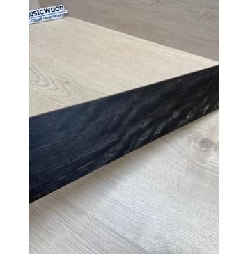 Эбен Чёрный Волнистый заготовка накладки для бас-гитары Радиал АА Волна АА 8,5х101-71х693 мм-7