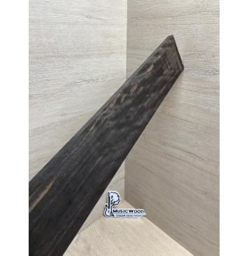 Эбен Чёрный Волнистый заготовка накладки для бас-гитары Радиал АА Волна АА 8,5х101-71х693 мм-13