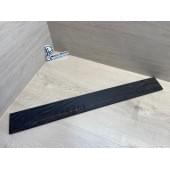 Эбен Чёрный Волнистый заготовка накладки для бас-гитары Радиал АА Волна ААА 9х87-76х712 мм