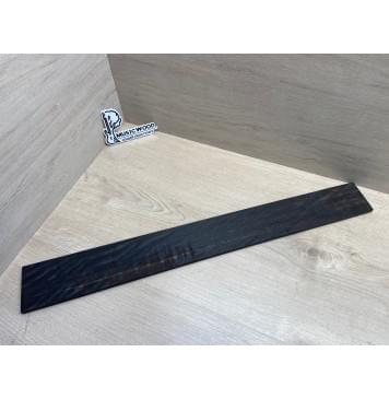 Эбен Чёрный Волнистый заготовка накладки для бас-гитары Радиал АА Волна ААА 9х87-76х712 мм-0