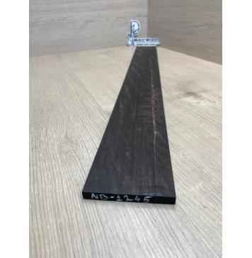 Эбен Чёрный Волнистый заготовка накладки для бас-гитары Радиал АА Волна ААА 9х87-76х712 мм-1