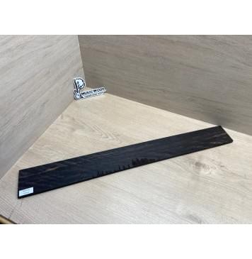 Эбен Чёрный Волнистый заготовка накладки для бас-гитары Радиал АА Волна ААА 9х87-76х712 мм-2