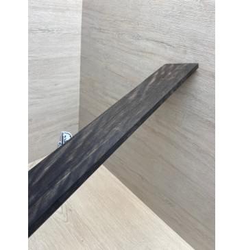 Эбен Чёрный Волнистый заготовка накладки для бас-гитары Радиал АА Волна ААА 9х87-76х712 мм-11