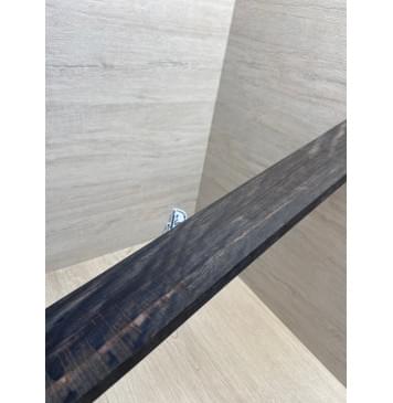 Эбен Чёрный Волнистый заготовка накладки для бас-гитары Радиал АА Волна ААА 9х87-76х712 мм-12